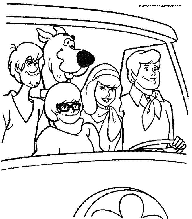 Scooby Doo Coloring Book | Free coloring pages