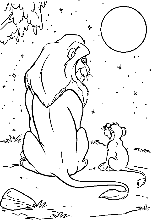 lion king 2 book Colouring Pages