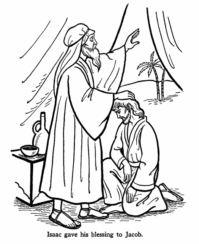 Jacob And Esau Coloring Pages - Free Printable Coloring Pages 
