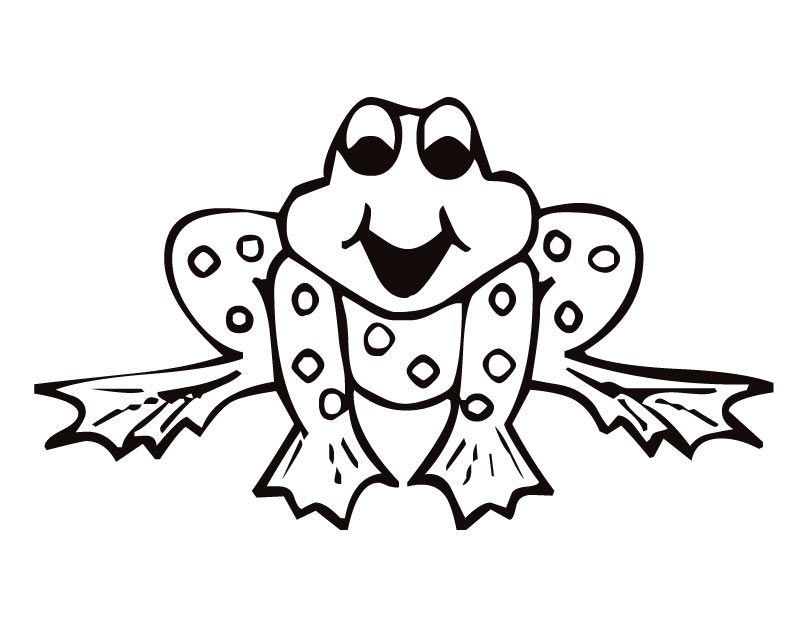 Animal Coloring Free Printable Frog Coloring Pages For Kids 