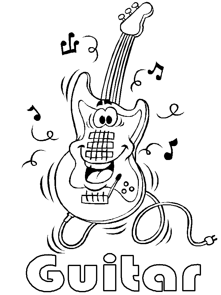 Free Music Coloring Pages & Sheets For Kids - Preschool Learning 