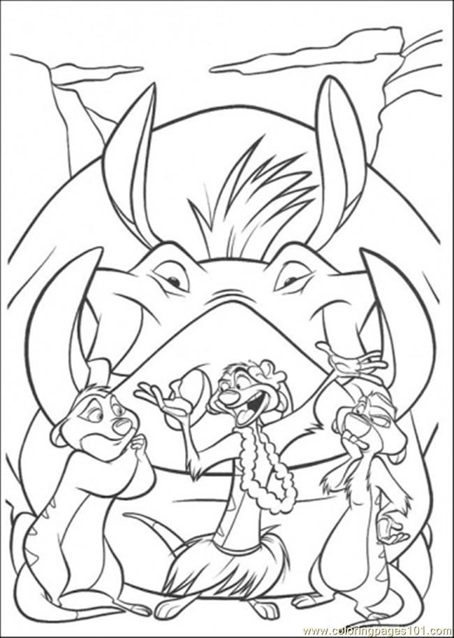 king hippo Colouring Pages