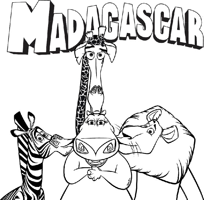 Madagascar Coloring Pages 295 | Free Printable Coloring Pages