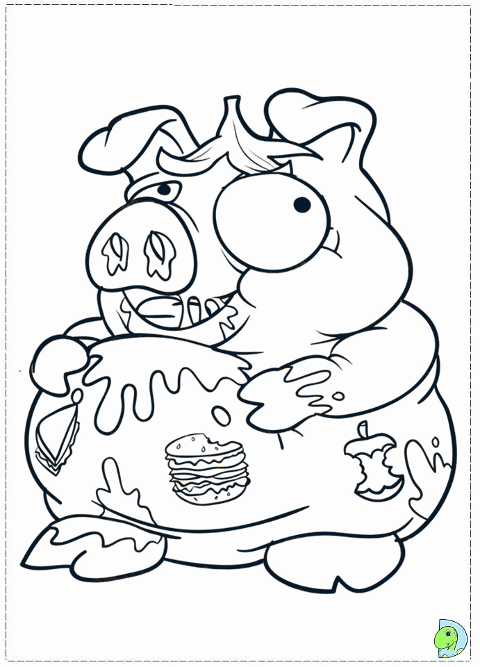 trash pack cheese Colouring Pages (page 2)