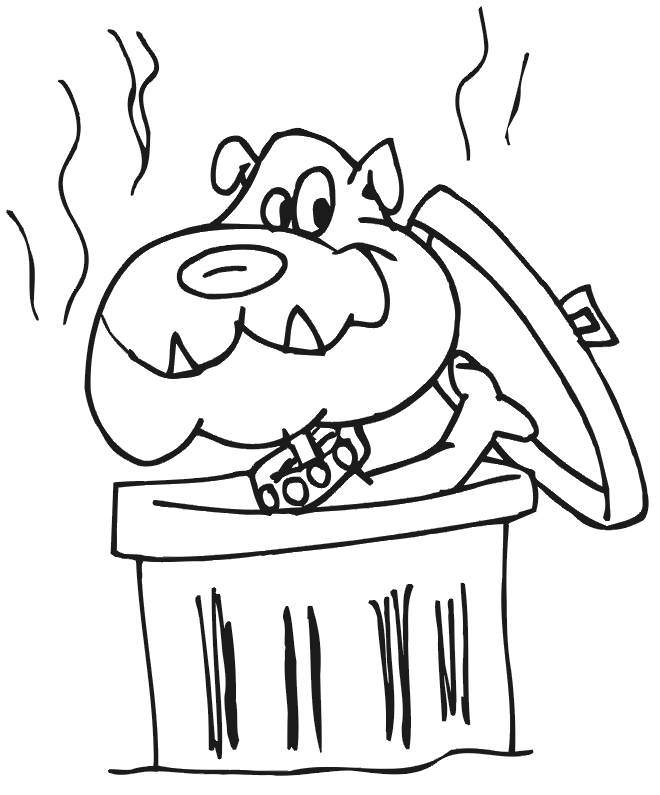 Trash Pack Coloring Page - Coloring Home