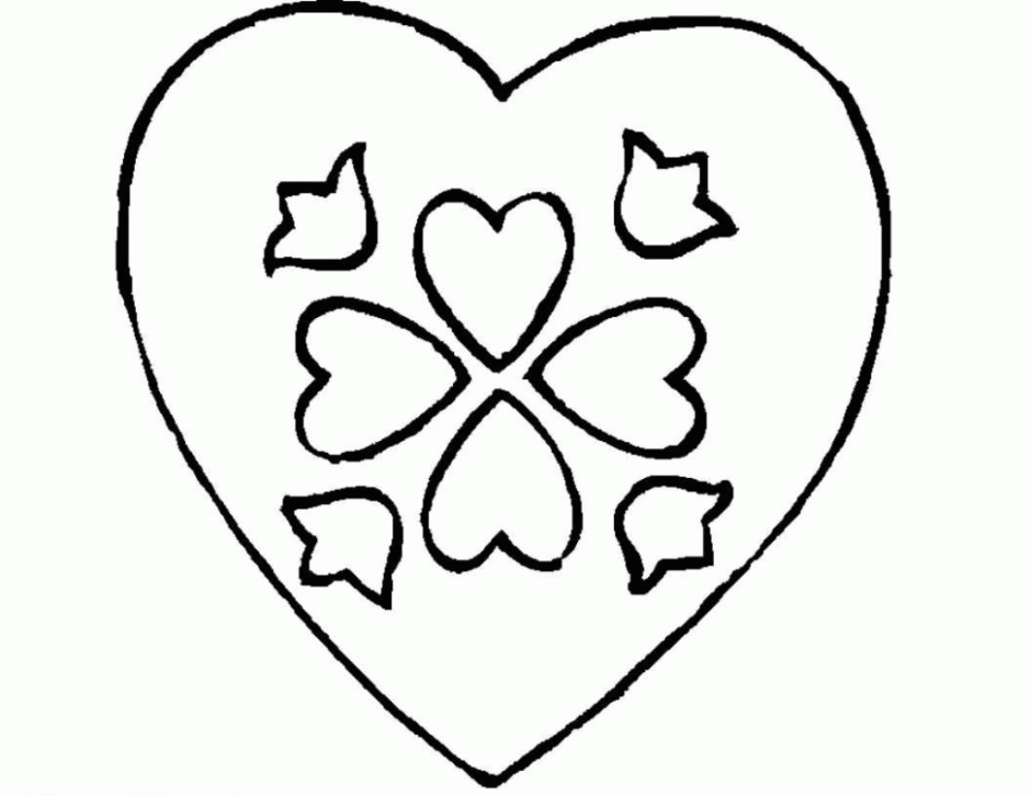 Heart Coloring Pages 3 Coloring Kids 238878 Heart Print Out 