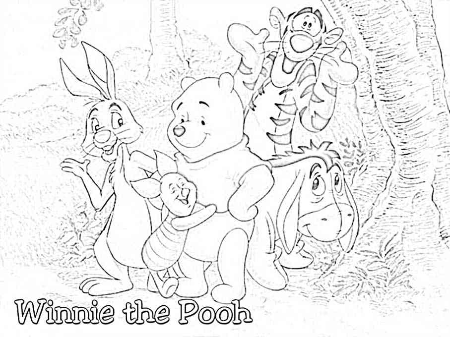 Winnie The Pooh | COLORING PAGES FOR KIDS