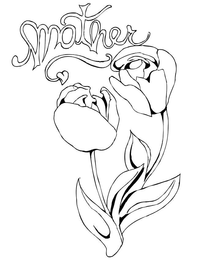 best celebrate mother's day coloring pages for kids | Best 