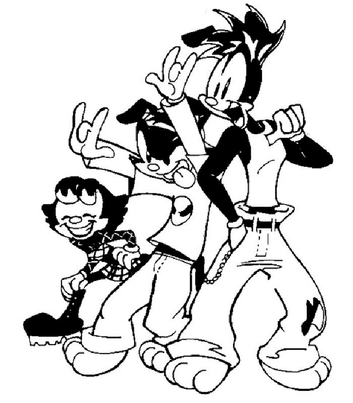 animaniacs dot Colouring Pages (page 2)