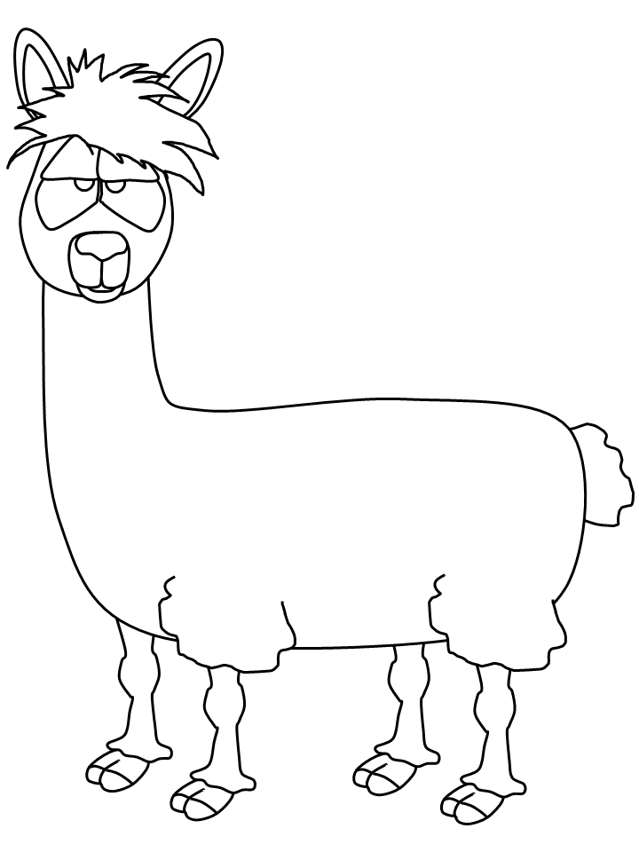 Featured image of post Llama Coloring Page Pdf Space llama coloring page for kdp