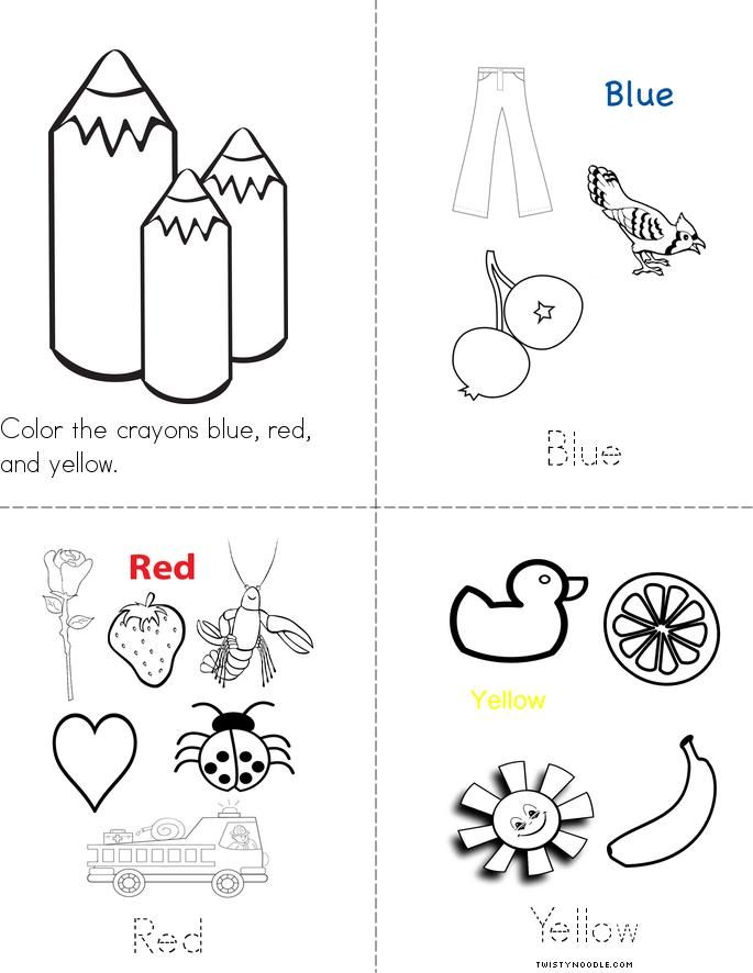 Things That Are Blue Coloring Pages Coloring Home