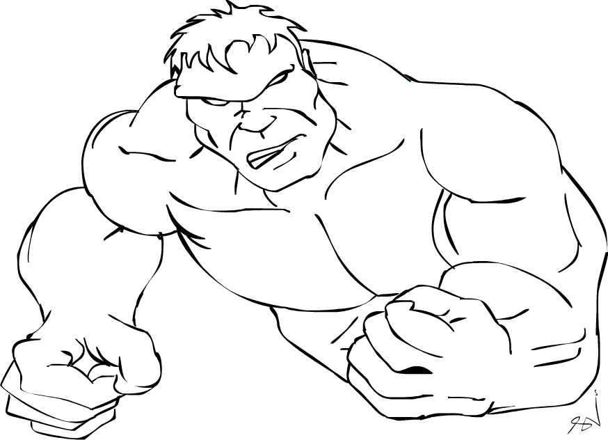 Ignite Dreams : 2D Work of Incredible Hulk