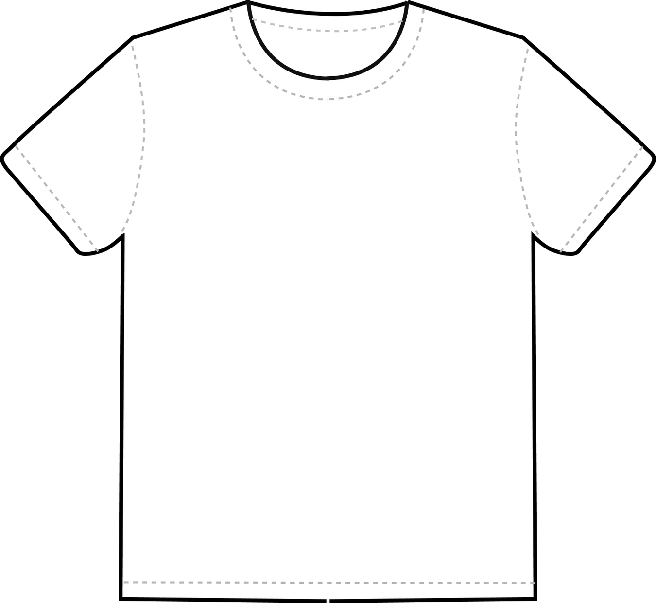 White Shirt Coloring - ClipArt Best