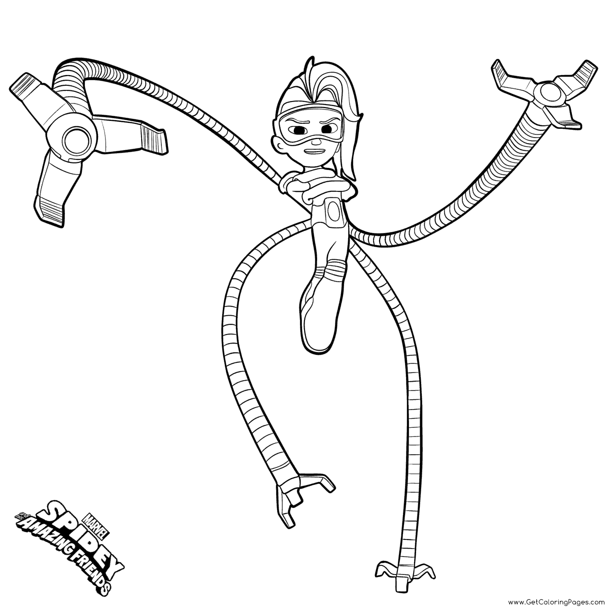 Doctor Octopus Carolyn Trainer Coloring Pages - Get Coloring Pages