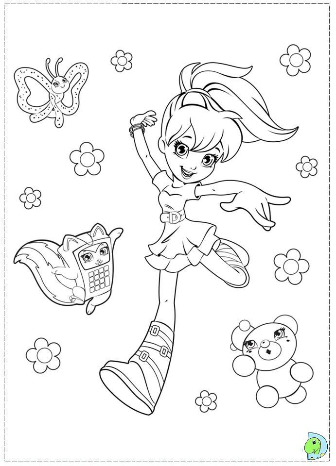 Polly Pocket coloring pages ...