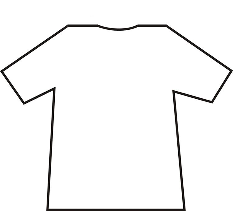 Shirt Coloring Clipart - Clipart Kid