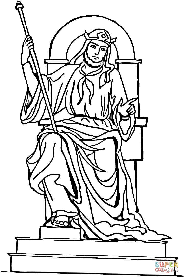 King Solomon coloring page | Free Printable Coloring Pages