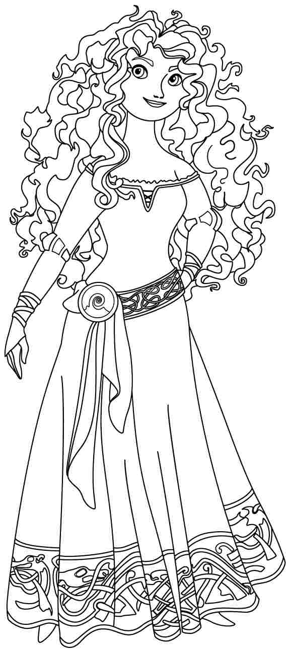 11 Pics Of Brave Coloring Pages Printable Disney
