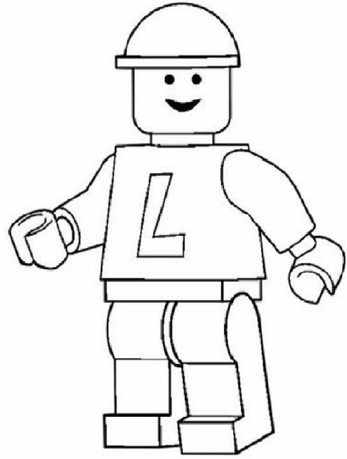 Lego Man Coloring Pages - High Quality Coloring Pages