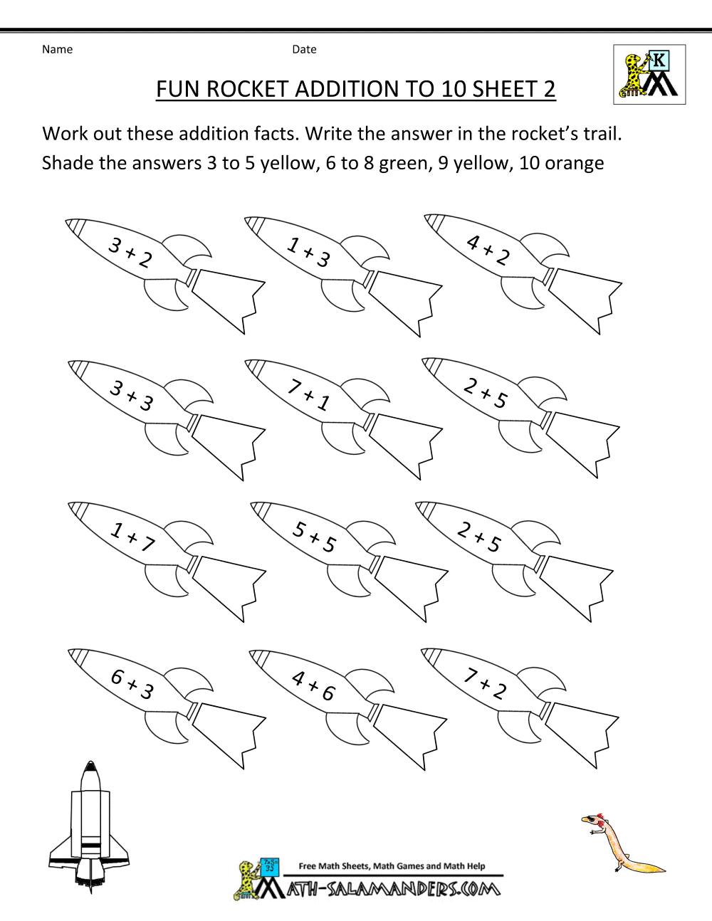 math coloring pages for kindergarten coloring home