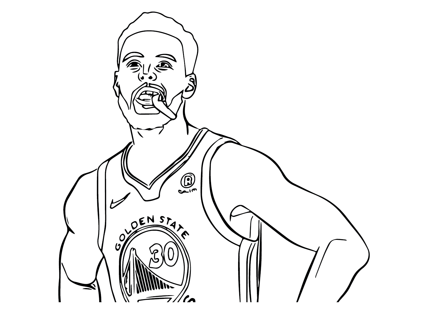 Amazing Stephen Curry Coloring Page Free Printable Co - vrogue.co