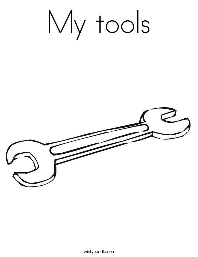 Tool Coloring Pages - Twisty Noodle