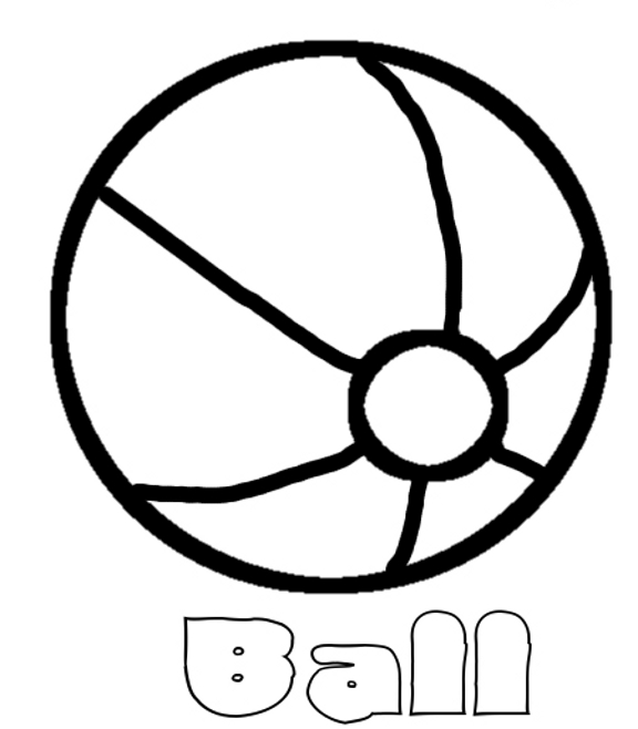 Drawing Beach ball #169164 (Objects) – Printable coloring pages