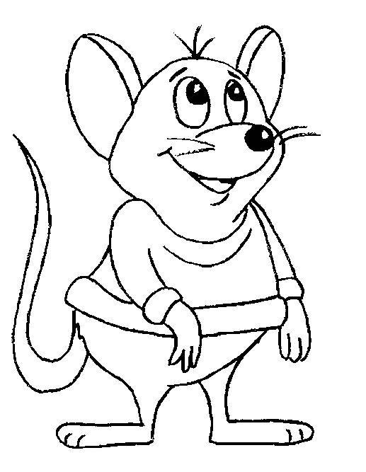 Baby mice coloring pages