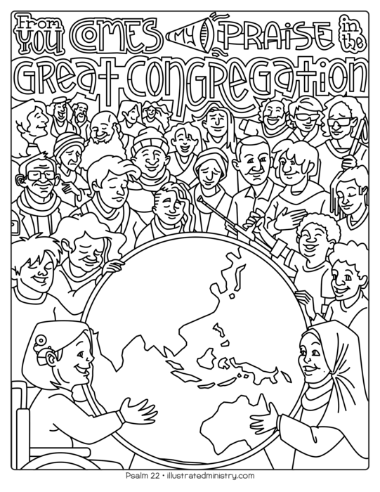 Bible Story Coloring Pages: Spring 2021 — Illustrated Ministry