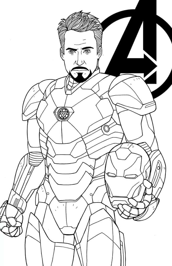 67 Avengers Coloring Pages Free (Easy & Adult) - Artsy Pretty Plants