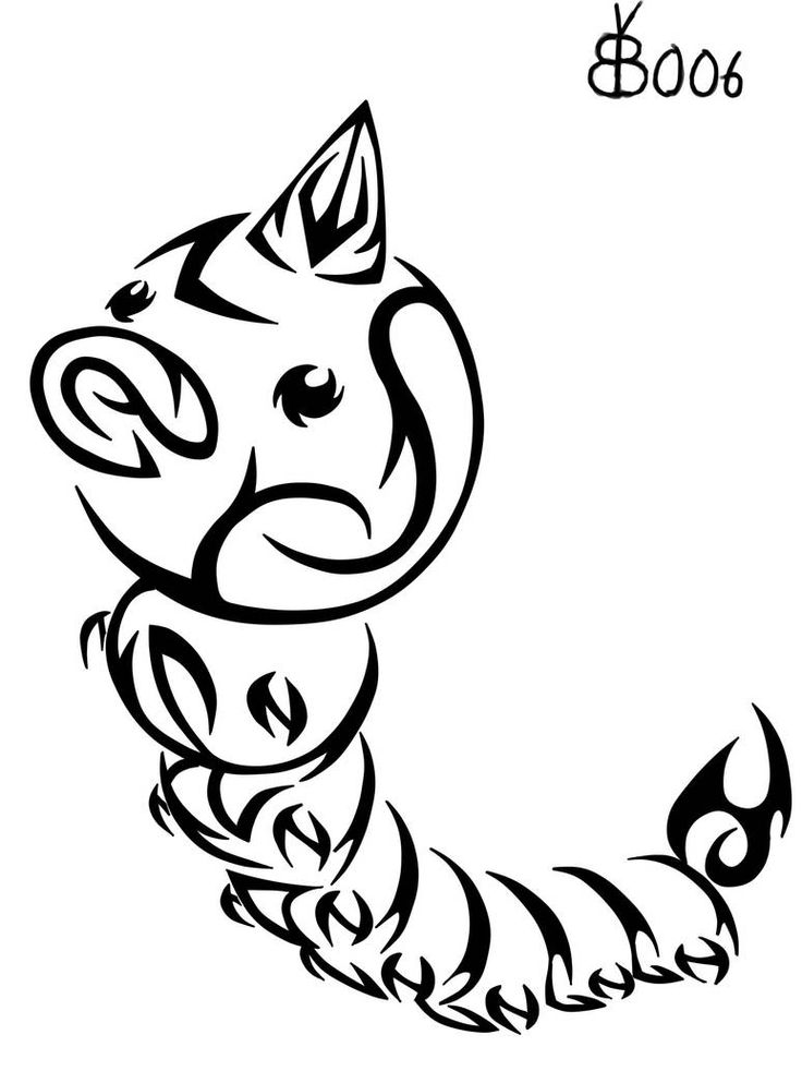 013: Tribal Weedle by blackbutterfly006 | Tribal pokemon, Pokemon coloring  pages, Pokemon tattoo