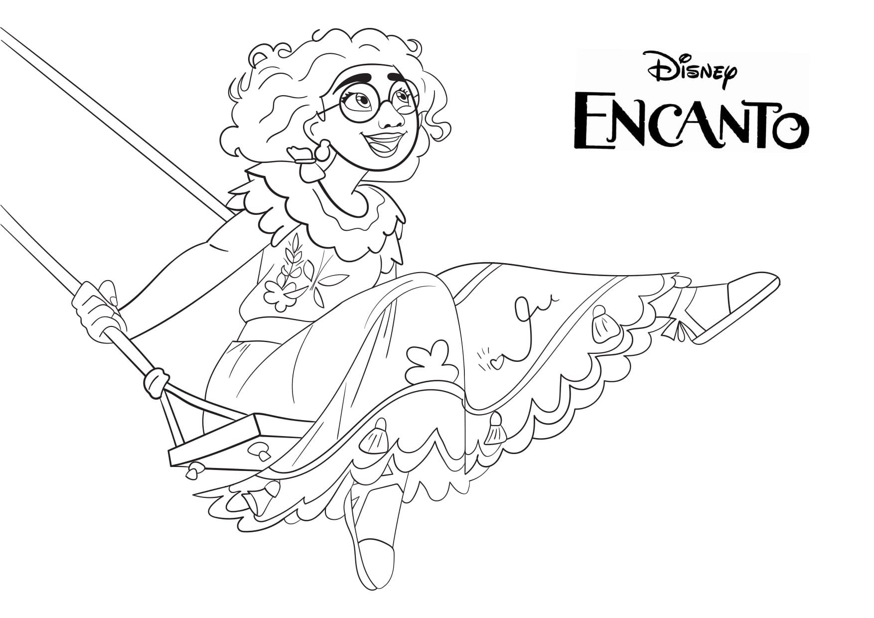 Coloring Pages Encanto Mirabel For Children Print Free   Coloring Home