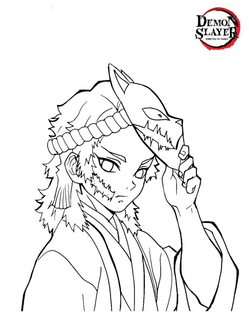 Sabito Coloring Pages - Demon Slayer Coloring Pages - Coloring Pages For  Kids And Adults