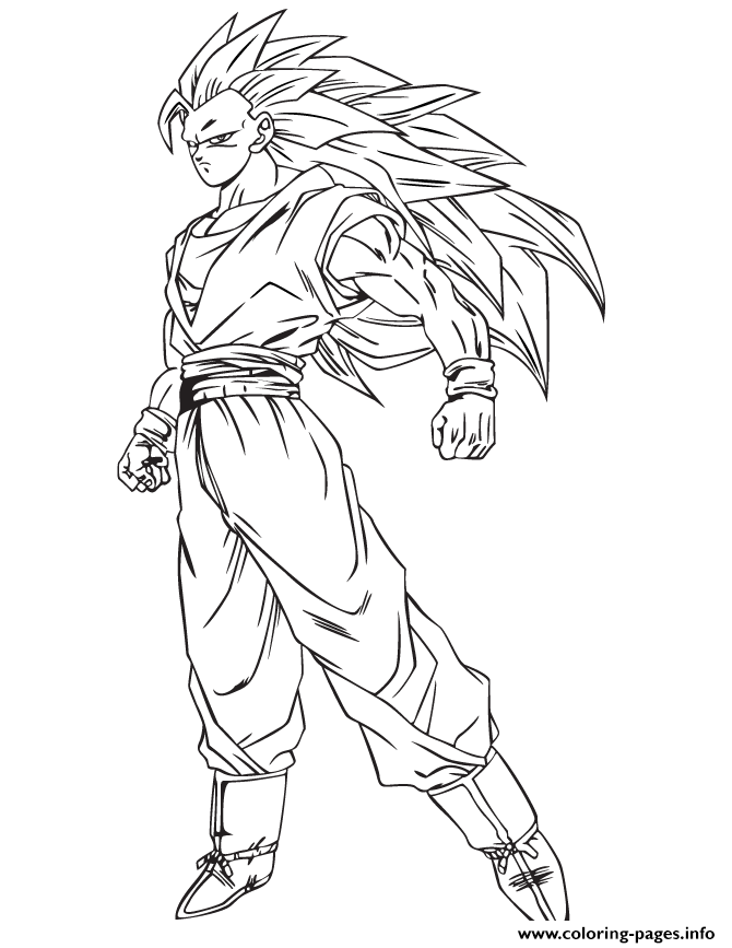 Goku Coloring Games - Coloring Pages for Kids and for Adults