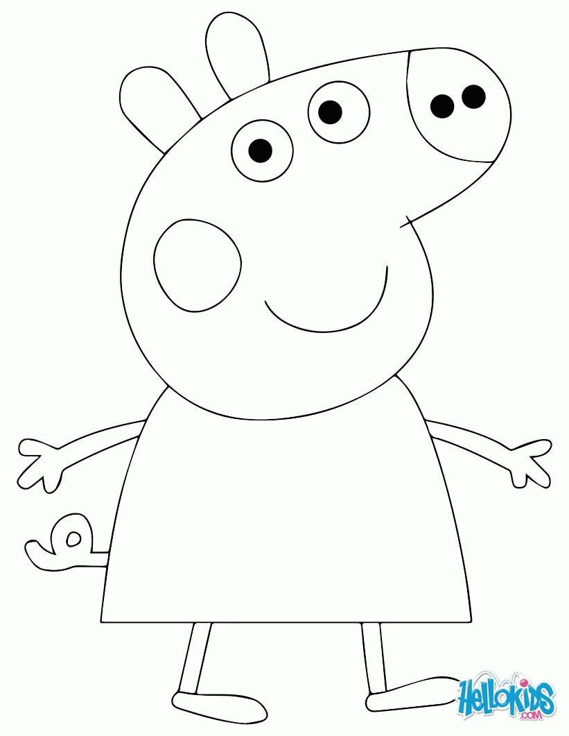 CHARACTERS coloring pages - Peppa Pig