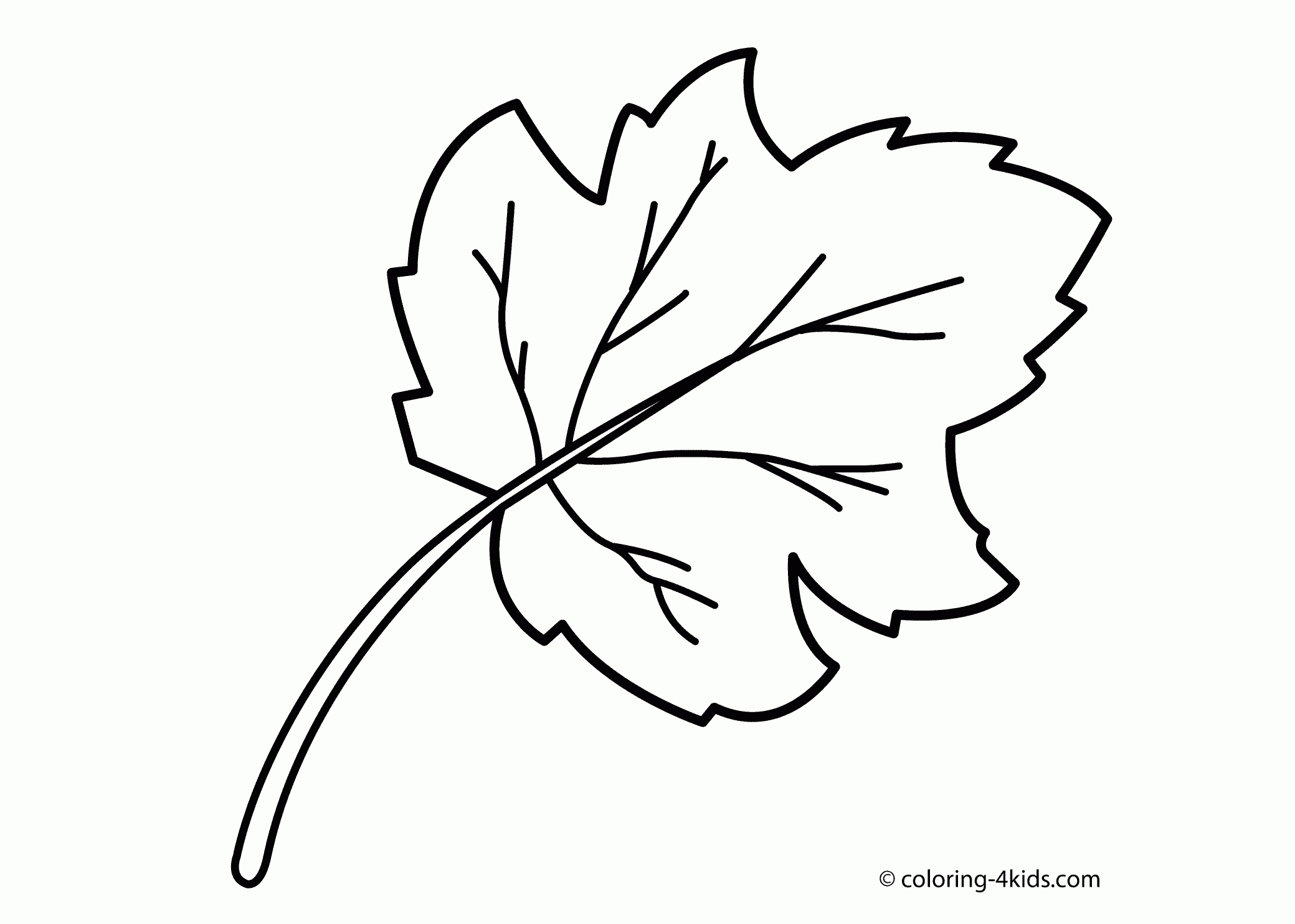 Download Coloring Pages Of Leaves For Trees - Coloring Home