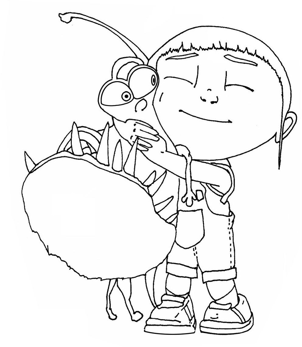 Despicable Me Minion - Coloring Pages for Kids and for Adults