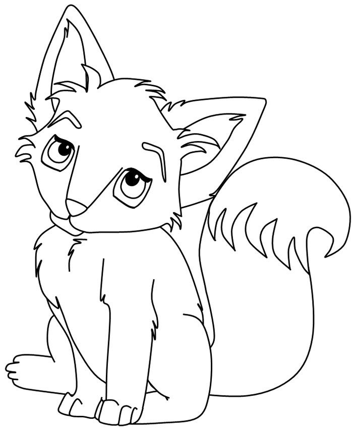 Best Photos of Fox Coloring Page Template - Fox Coloring Pages ...