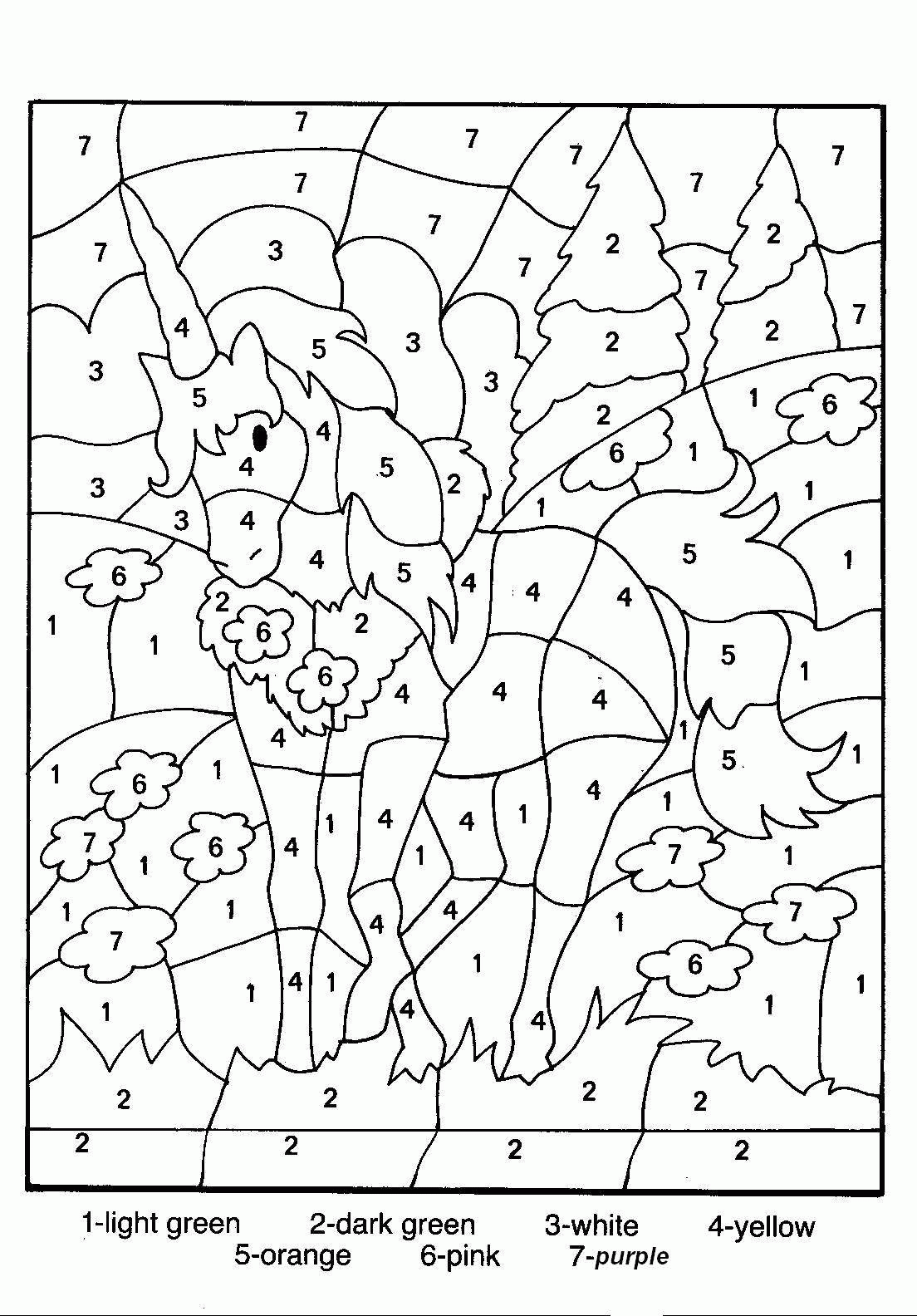 Coloring Pages By Number For Adults   Coloring Home