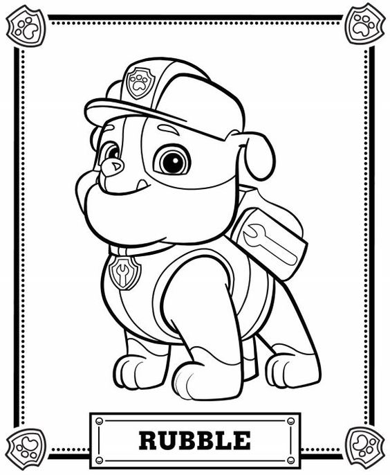 Så mange Countryside gispende Paw Patrol Coloring Pages - Coloring Home