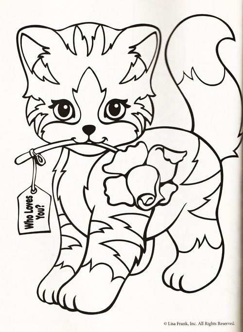 Lisa Franks Coloring Page

