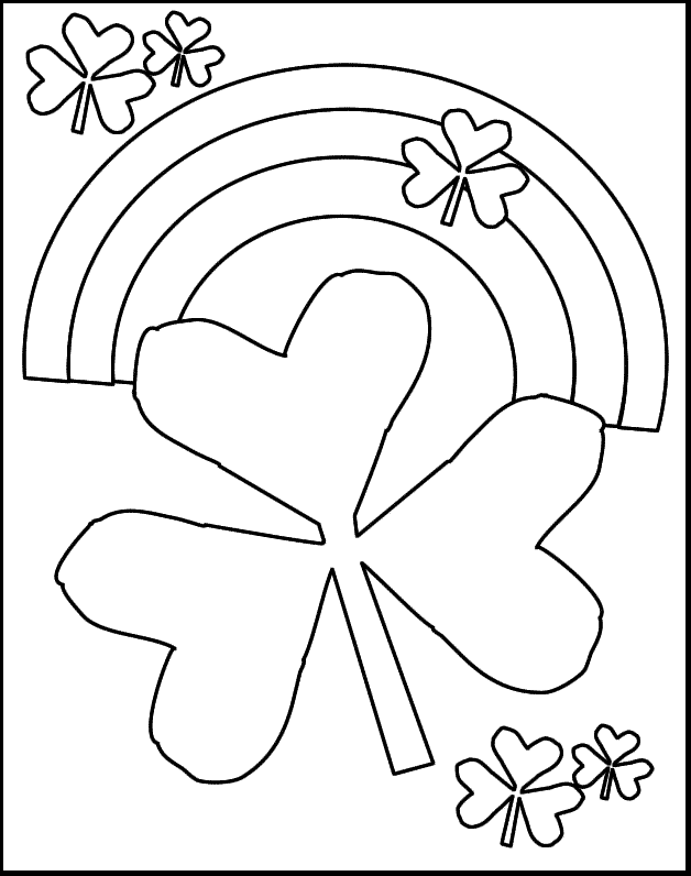St Patrick's Day Coloring Pages for childrens printable for free