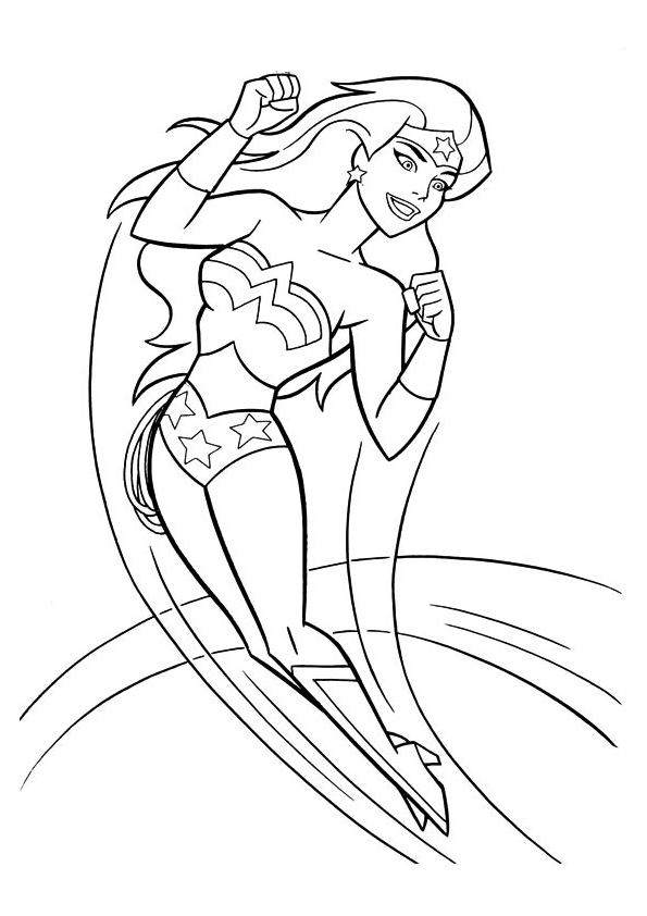 Wonder Woman Coloring Pages | Forcoloringpages.com