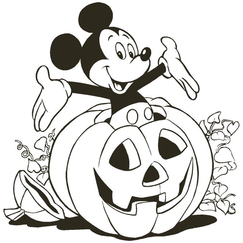 Amazing of Simple Printable Halloween Coloring Pages By #1775