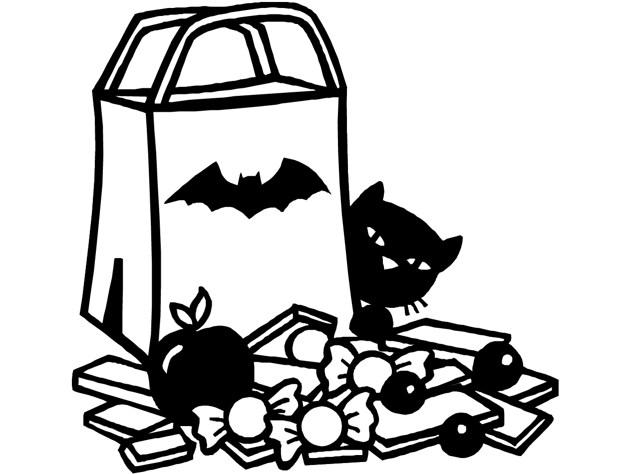 Treat Bag Coloring Page • FREE Printable eBook | Halloween coloring pages, Halloween  coloring, Coloring pages