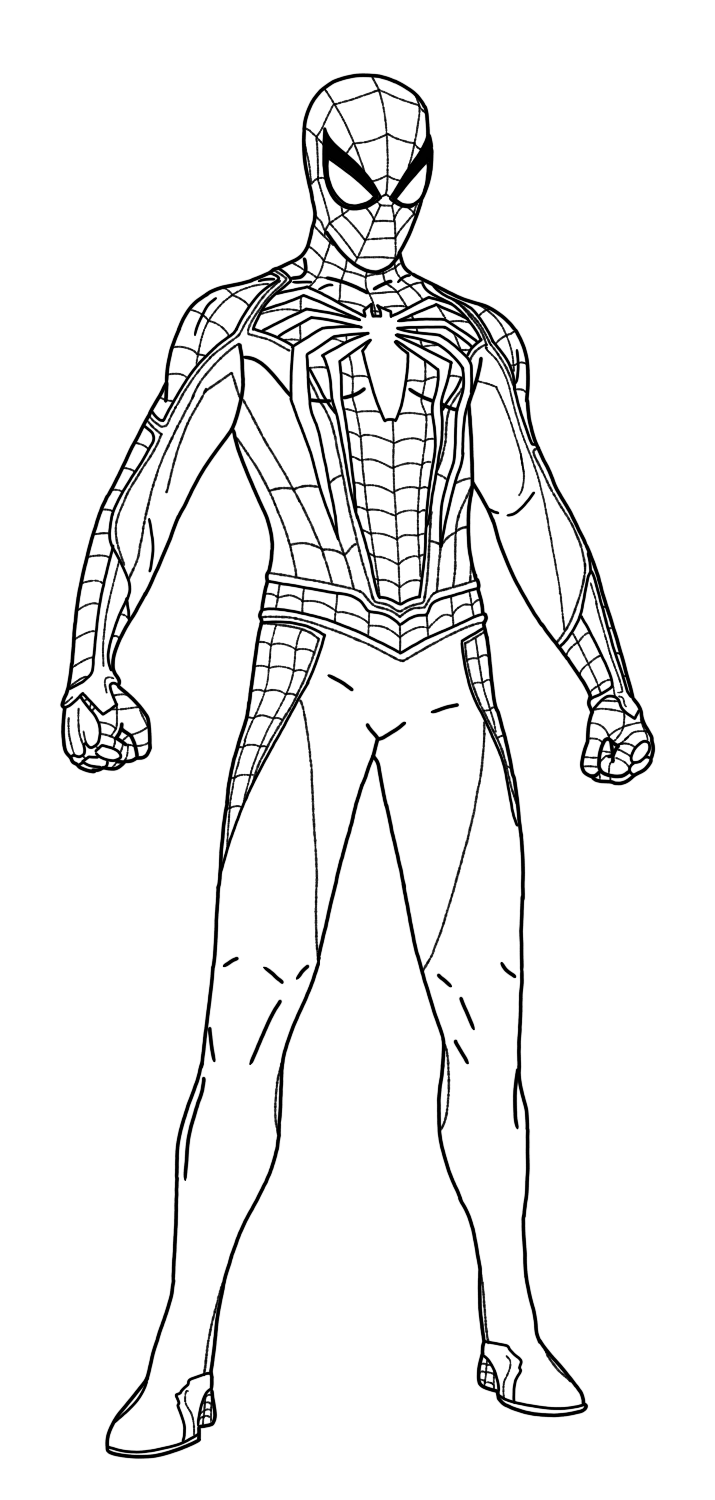 93 Free Spider Man Ps4 Coloring Page Printable Pdf Cdr Download Docx ...
