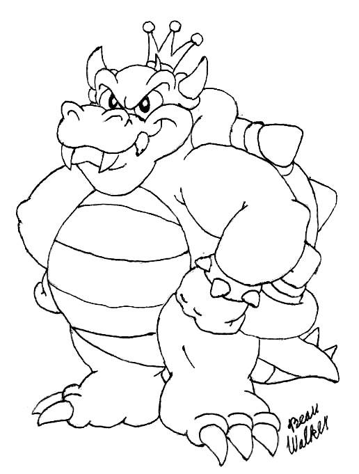 Download or print this amazing coloring page: Koopaling Coloring Pages post...