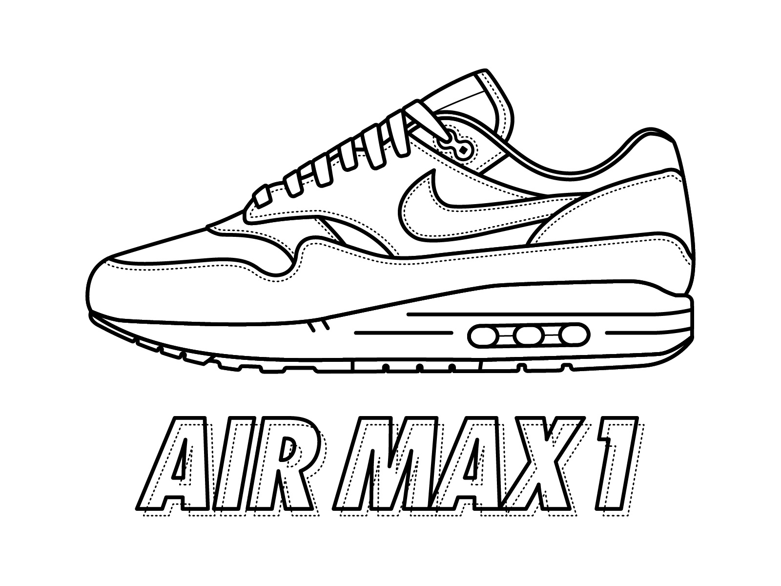 Airmax1 Dribbb_4x Coloring Sheete Air Max Page By Justin W Siddons On  Dribbble Pages To Print For Adults – Approachingtheelephant
