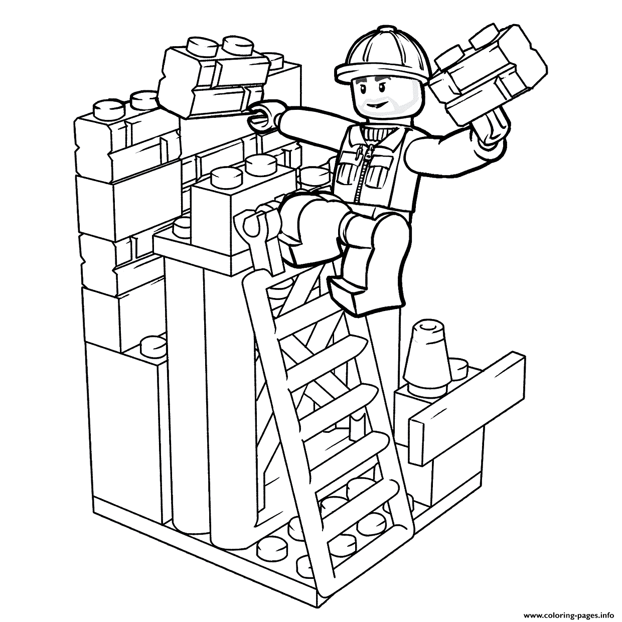Construction Site Coloring Pages Coloring Home
