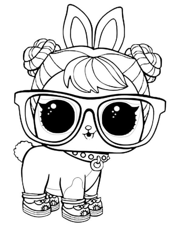 Lol Surprise Pets Coloring Page Hop Hop Animal Coloring Page Unicorn